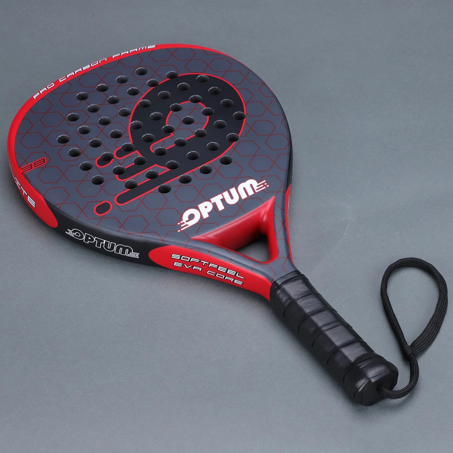 ELITE Carbon Fiber Padel Tennis Racket | Premium Pop Tennis Paddle with Cover Bag